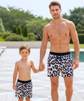 Biquíni Mãe Filha Shorts Pai Filho Oncinha Estampado | Smurfss